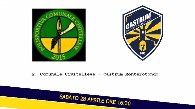 24 giornata: Polisportiva Civitellese – Castrum Monterotondo