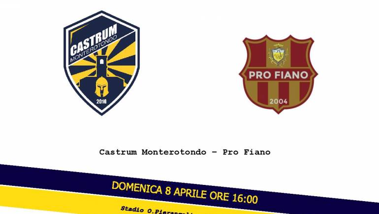 21ma giornata: Castrum Monterotondo – Pro Fiano