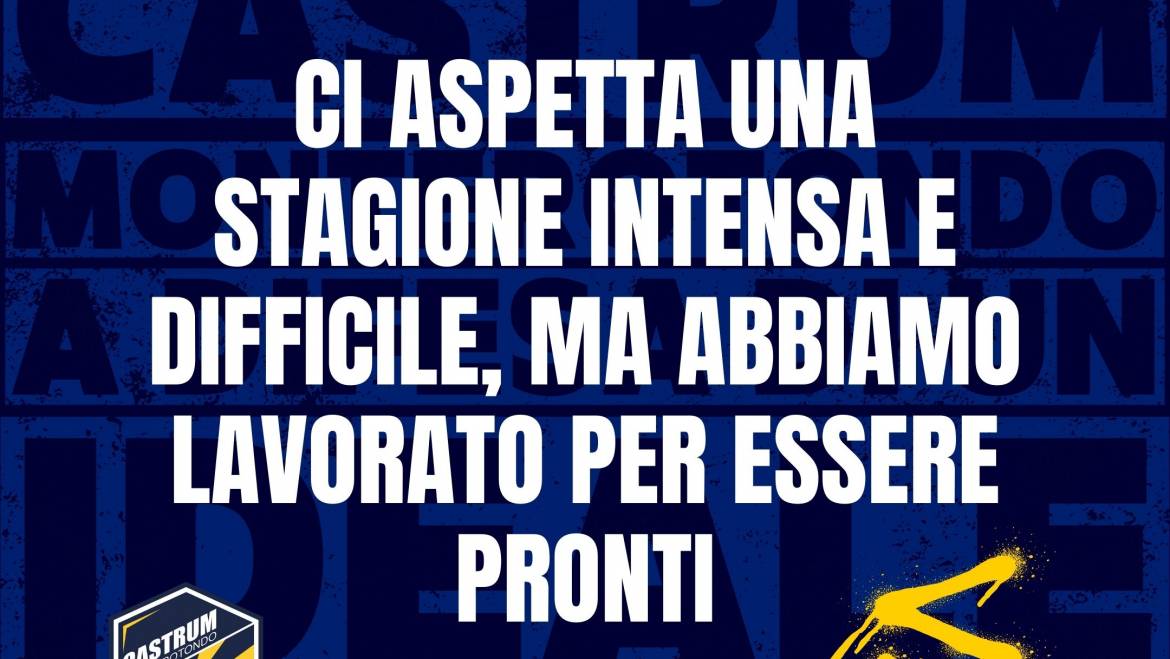Massimo Bruni “Ci aspetta una stagione intesa e difficile. Siamo pronti!”