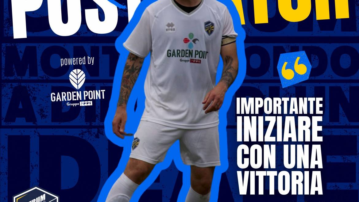 POST MATCH | STEFANO SANTARELLI “Era importante iniziare il campionato con una vittoria”.