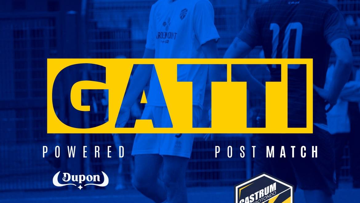 POST MATCH | FEDERICO GATTI “La prima sconfitta a gennaio ci può stare, testa subito a domenica”.