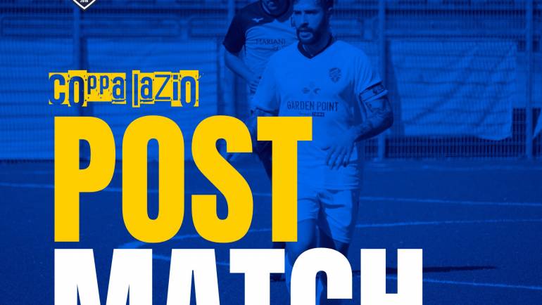 POST MATCH | COPPA LAZIO | STEFANO SANTARELLI “È stata una grande vittoria. Voglio fare i complimenti ai miei compagni”