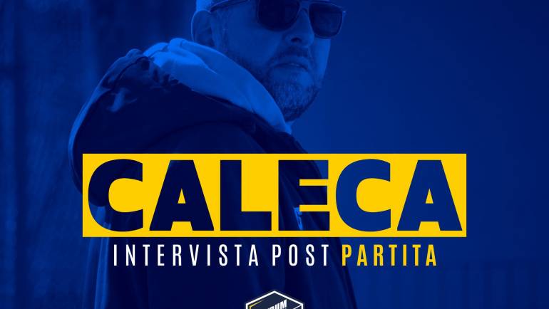 POST MATCH | STEFANO CALECA “Se si vuole avere ambizione a puntare a qualcosa di importante non si può sbagliare totalmente approccio alla gara come abbiamo fatto oggi”